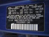 2015 Accent Color Code for Pacific Blue - Color Code: ZD6