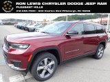 2021 Velvet Red Pearl Jeep Grand Cherokee L Limited 4x4 #142698876