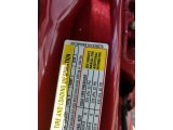 2008 Chevrolet Impala LT Info Tag