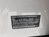 2022 X3 Color Code for Mineral White Metallic - Color Code: A96