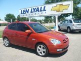 2007 Tango Red Hyundai Accent SE Coupe #14214141