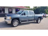 2013 Blue Granite Metallic Chevrolet Silverado 2500HD LT Crew Cab 4x4 #142751027