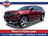 2021 Velvet Red Pearl Jeep Grand Cherokee L Limited 4x4 #142754740