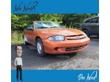 2005 Sunburst Orange Metallic Chevrolet Cavalier Coupe #142754728