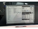 2021 Mercedes-Benz S 580 4Matic Sedan Window Sticker