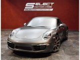 2013 Agate Grey Metallic Porsche 911 Carrera 4S Cabriolet #142754773