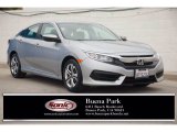 2018 Lunar Silver Metallic Honda Civic LX Sedan #142754936