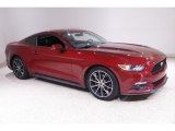 Ruby Red Metallic Ford Mustang in 2016