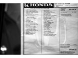 2021 Honda CR-V Special Edition Window Sticker