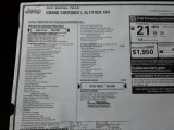 2021 Jeep Grand Cherokee L Altitude 4x4 Window Sticker