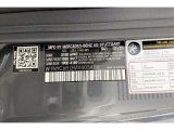 2021 G Color Code for designo Graphite Metallic - Color Code: 041
