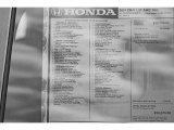 2021 Honda CR-V Touring AWD Window Sticker