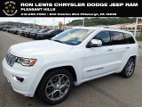 2021 Bright White Jeep Grand Cherokee Overland 4x4 #142826324