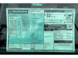 2021 Honda Accord Sport Window Sticker