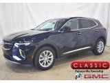 Dark Moon Blue Metallic Buick Envision in 2021