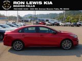 Currant Red Kia Forte in 2021