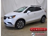 White Frost Tricoat Buick Encore in 2021