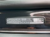 2021 Ram 2500 Power Wagon Crew Cab 4x4 75th Anniversary Edition Info Tag