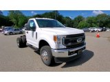 2022 Oxford White Ford F350 Super Duty XL Regular Cab 4x4 Chassis #142902825