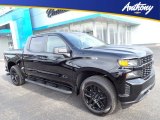 2021 Black Chevrolet Silverado 1500 Custom Crew Cab 4x4 #142906498