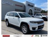 2021 Bright White Jeep Grand Cherokee L Limited 4x4 #142906469