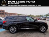 2021 Agate Black Metallic Ford Explorer Limited 4WD #142915656