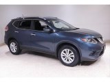 2014 Graphite Blue Nissan Rogue S AWD #142915735