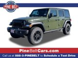 2021 Sarge Green Jeep Wrangler Unlimited Willys 4x4 #142950431
