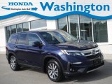 2019 Obsidian Blue Pearl Honda Pilot EX-L AWD #143012340