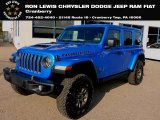 2021 Hydro Blue Pearl Jeep Wrangler Unlimited Rubicon 392 #143012326