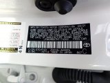 2021 C-HR Color Code for Blizzard White Pearl - Color Code: 070