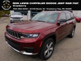 2021 Velvet Red Pearl Jeep Grand Cherokee L Limited 4x4 #143035282