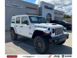 2021 Bright White Jeep Wrangler Unlimited Rubicon 4x4 #143047420