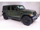 2020 Sarge Green Jeep Wrangler Unlimited Sahara 4x4 #143047435
