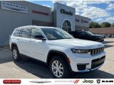 2021 Bright White Jeep Grand Cherokee L Limited 4x4 #143047412