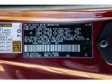 2008 FJ Cruiser Color Code for Brick Red - Color Code: 2JX