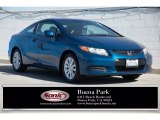 2012 Dyno Blue Pearl Honda Civic EX Coupe #143067926