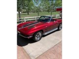 1963 Dark Red Metallic Chevrolet Corvette Sting Ray Convertible #143067915