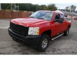 2013 Victory Red Chevrolet Silverado 1500 LS Extended Cab 4x4 #143069986