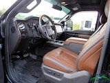 2016 Ford F450 Super Duty Platinum Crew Cab 4x4 Pecan Interior
