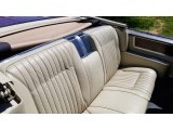 1965 Cadillac Eldorado Convertible Rear Seat