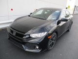 2017 Honda Civic EX-L Navi Hatchback Front 3/4 View