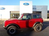2021 Rapid Red Metallic Ford Bronco Base 4x4 2-Door #143093532