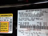 2021 Mustang Color Code for Shadow Black - Color Code: G1