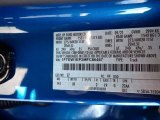 2021 F150 Color Code for Velocity Blue - Color Code: E7