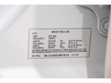 2021 Tesla Model Y Long Range AWD Info Tag