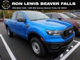2021 Velocity Blue Metallic Ford Ranger XL SuperCab 4x4 #143127225