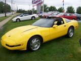 1995 Competition Yellow Chevrolet Corvette Coupe #14292797