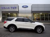2020 Oxford White Ford Explorer XLT 4WD #143143649