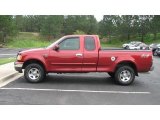 1999 Toreador Red Metallic Ford F150 XLT Extended Cab 4x4 #14313202